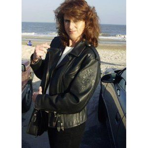 Black Leather Jacket Authentic Harley